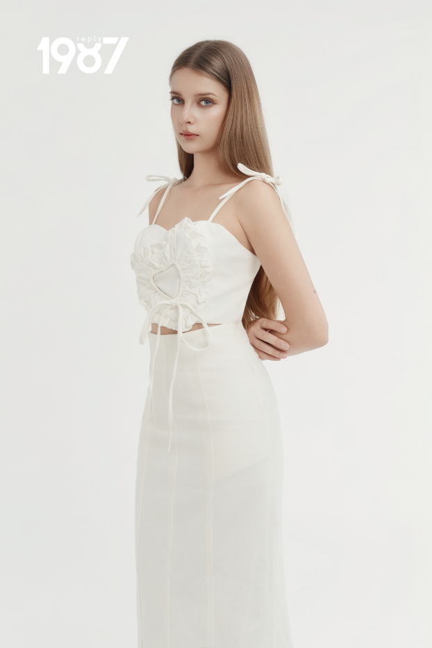 Áo 3D Heart White