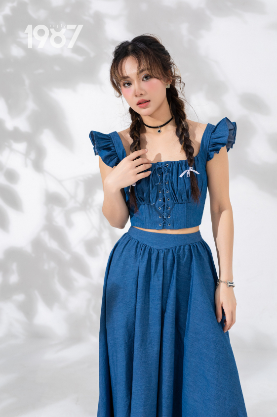 Áo Corset Sailor