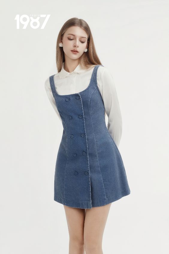 Đầm Velvet Retro