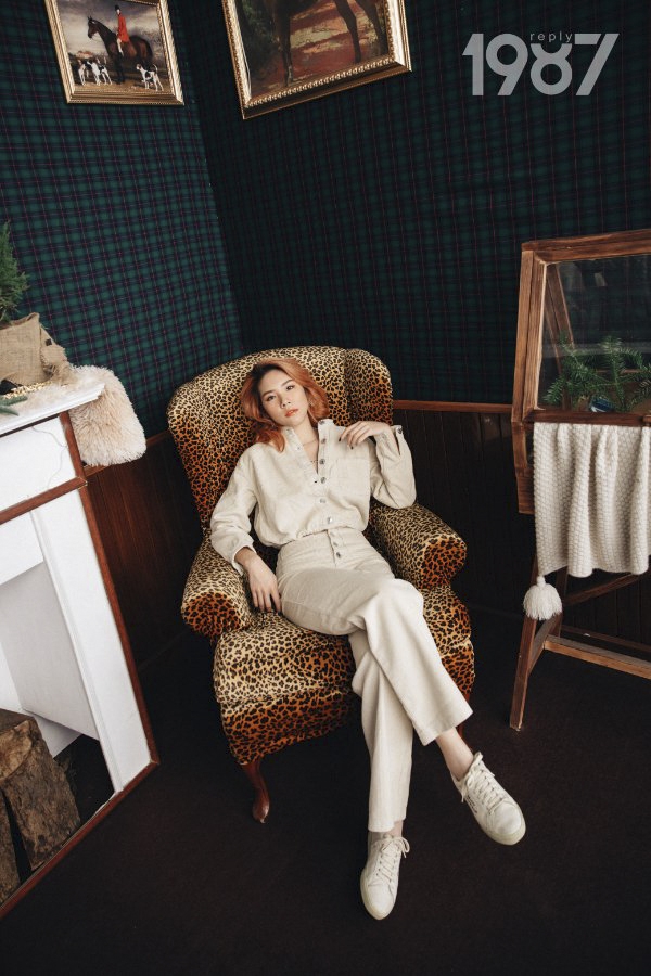 Quần nhung lưng cao